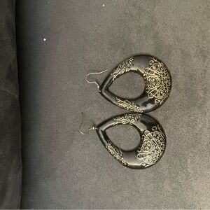 Large dangle earrings